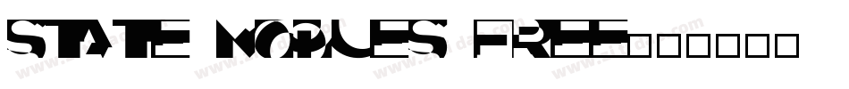 State Moques FREE字体转换